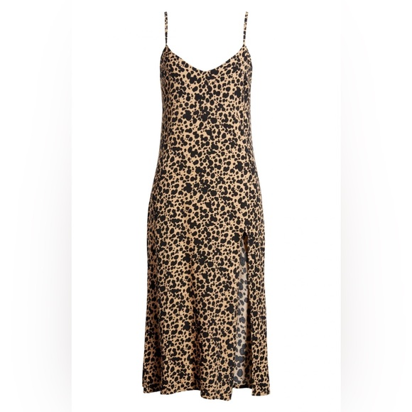Reformation Crimini Slip Dress in Animal Print - Picture 4 of 6